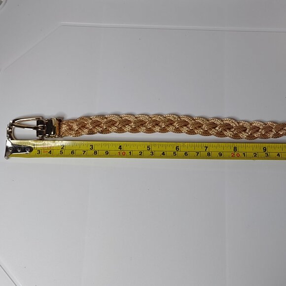 Pretty Gold Tone Belt Bracelet - Picture 12 of 12